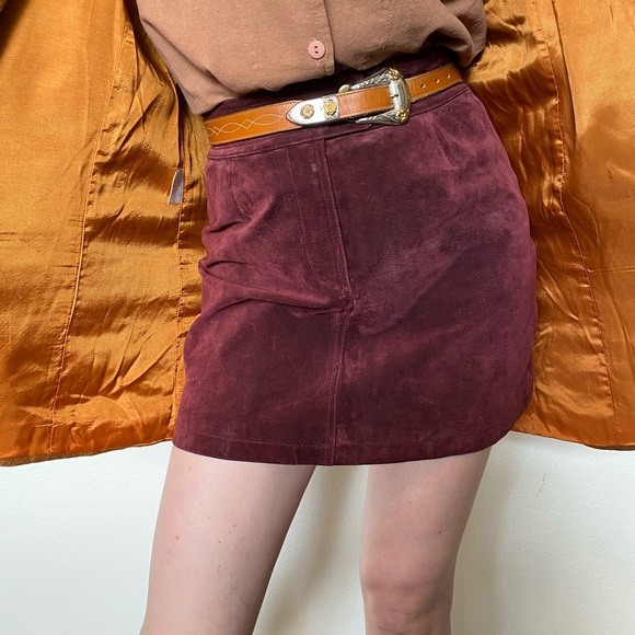 Vintage Brown Linen Oversized Blazer - Picture 4 of 6